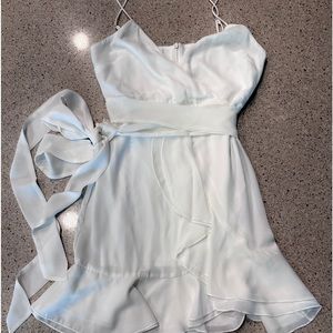 NWOT Becca Wrap Ruffle Dress in small.  *GRADUATION*
